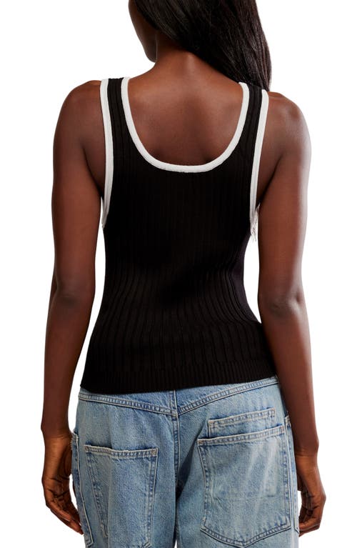 Shop Free People All Star Sweater Tank In Black Combo
