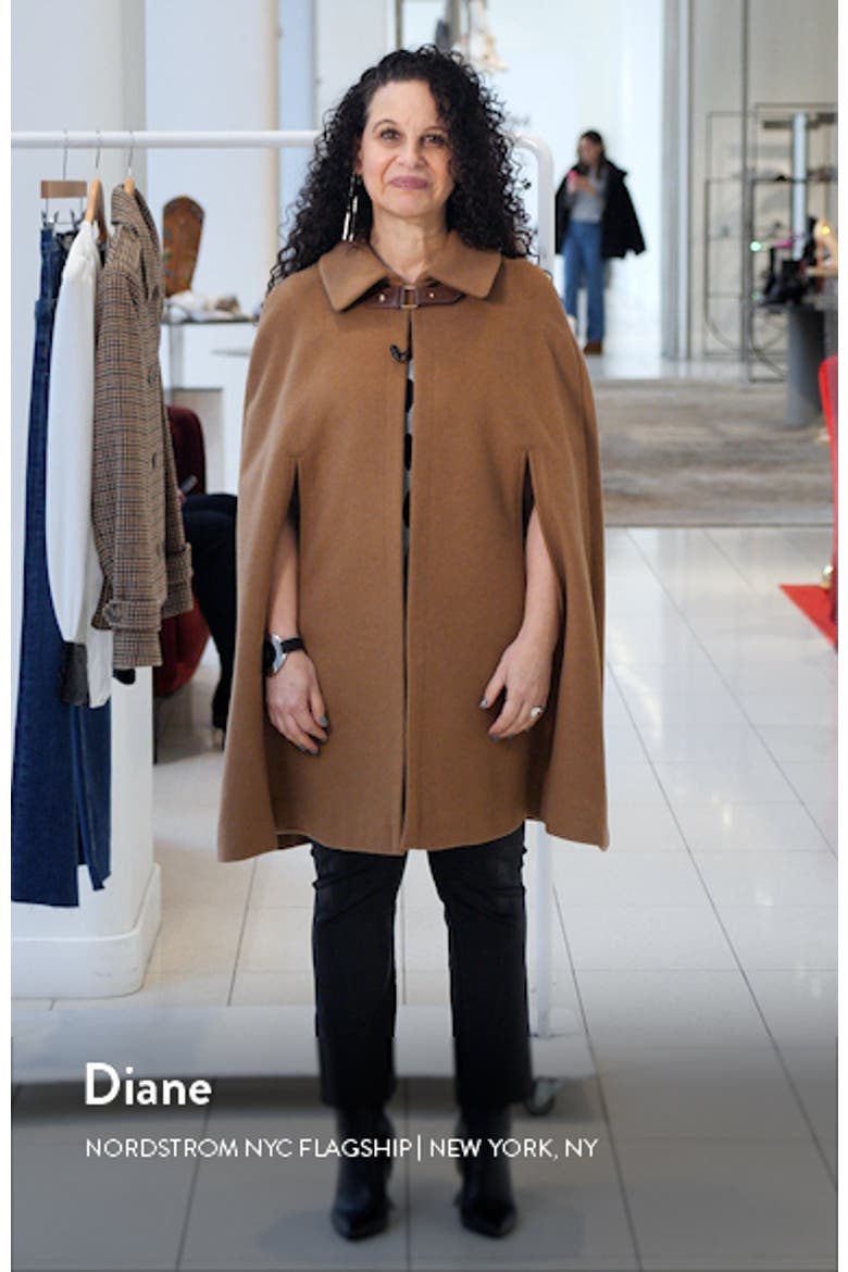 Wool Blend Cape video