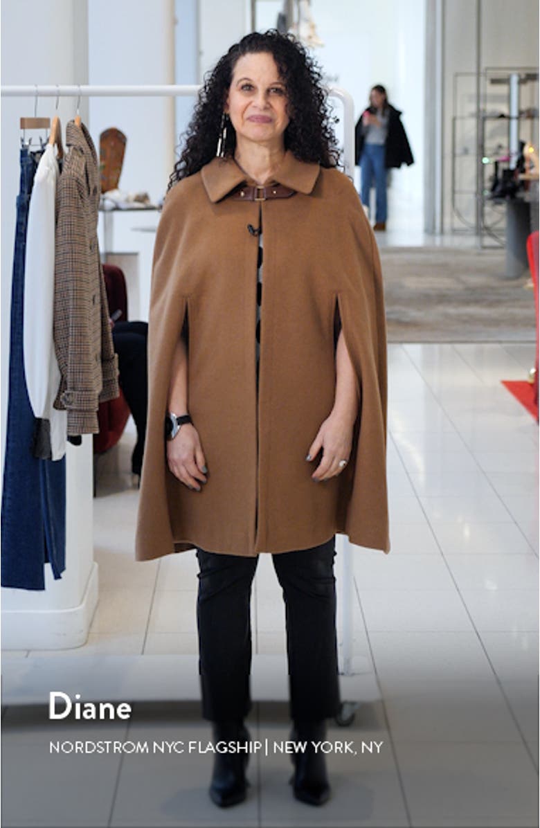 Wool Blend Cape, sales video thumbnail