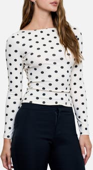 Blu Pepper Long Sleeve Knit Top