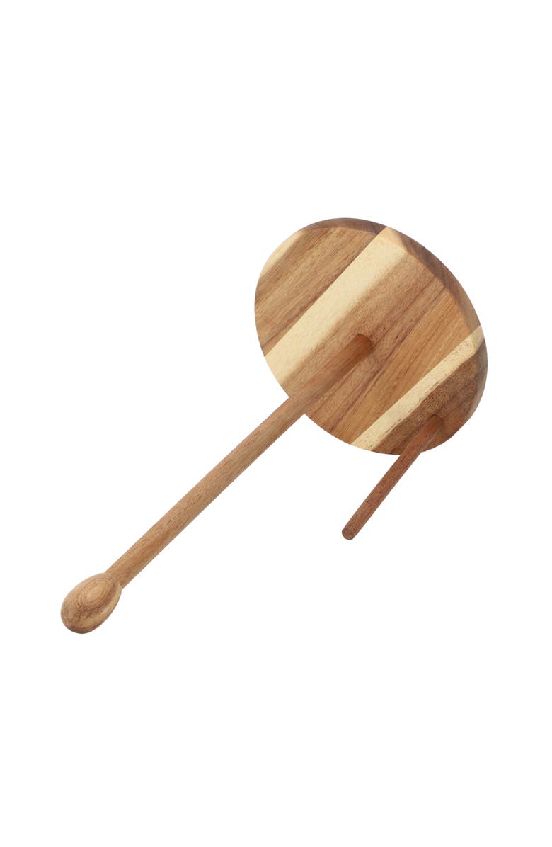 Megachef 14 inch Acacia Wood Paper Towel Holder, Alternate, color, Acacia