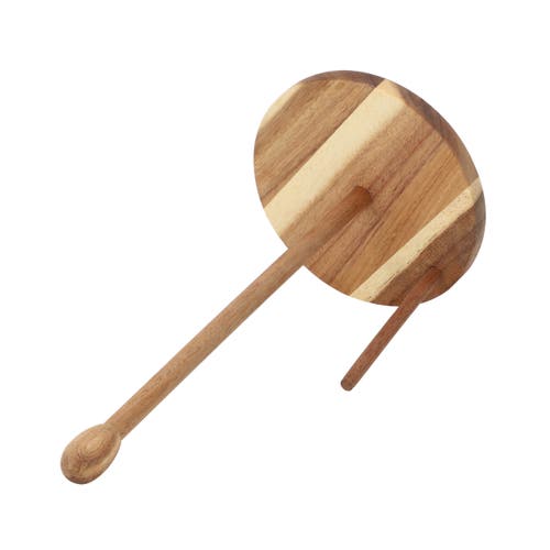 Megachef 14 Inch Acacia Wood Paper Towel Holder In Multi