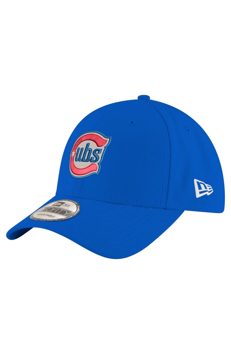 New Era Men's New Era Royal Chicago Cubs Blues 9FORTY Adjustable Hat, Alternate, color, Royal