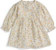MORI Floral Muslin Long Sleeve Dress