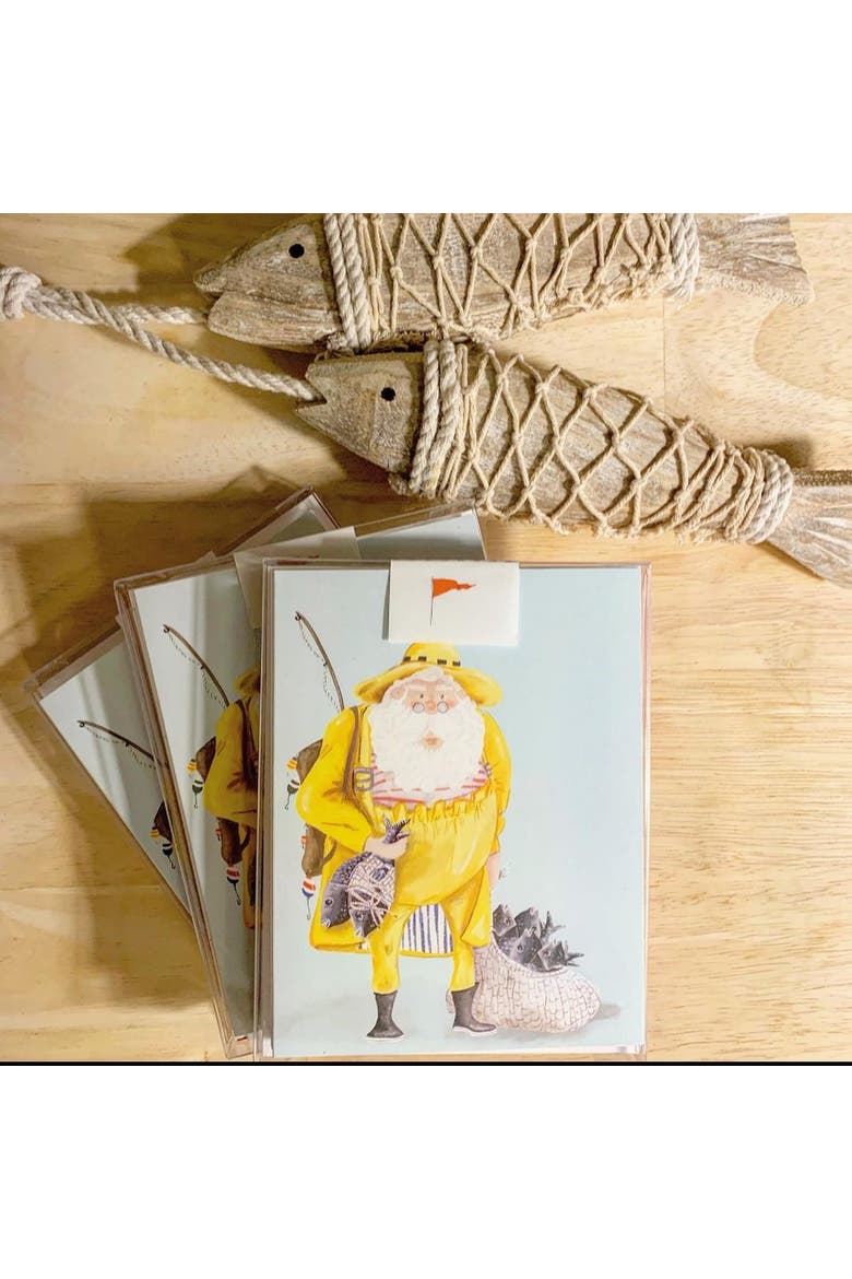 Holiday/Christmas Nautical Assorted Set of Greeting Cards, Alternate, color, Multi-Pack