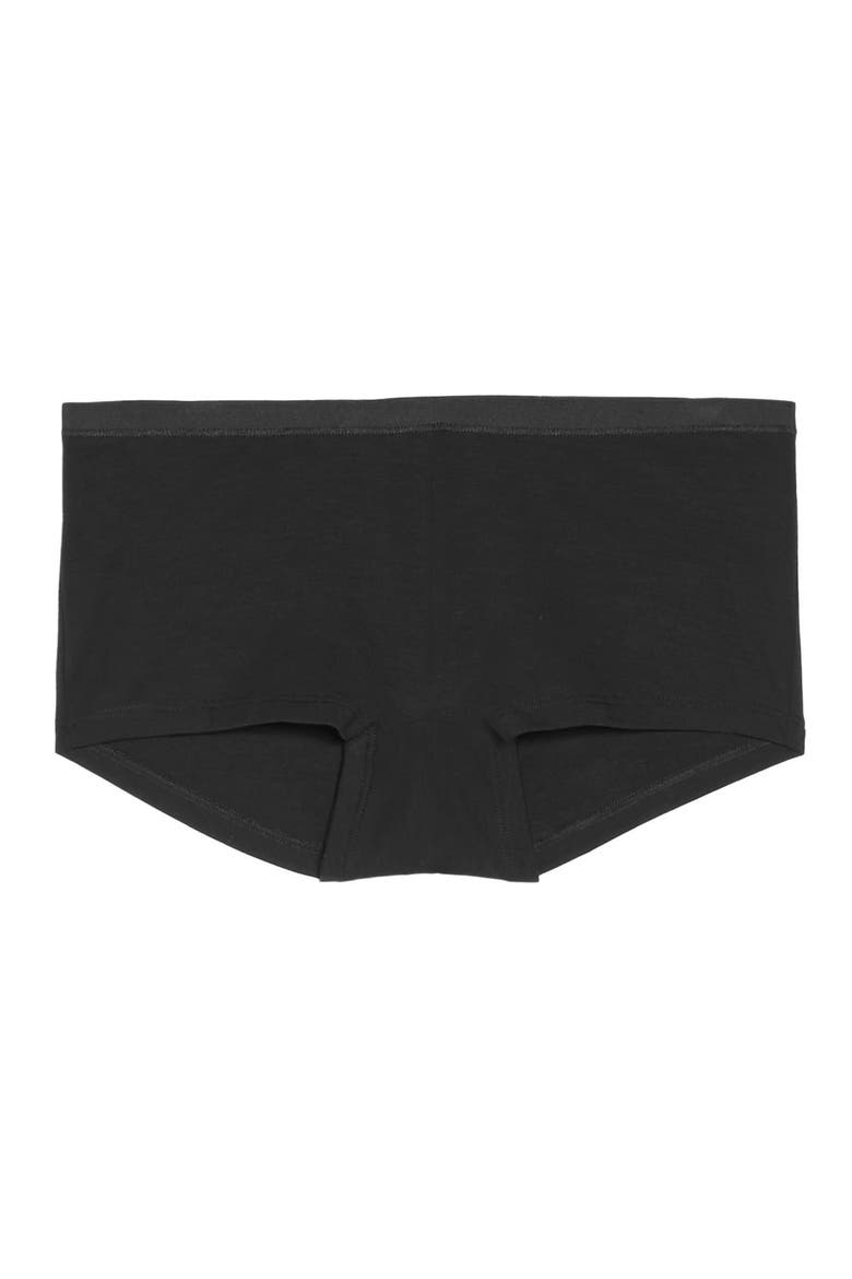 Soft Touch Boyleg Shorts, Alternate, color, BLACK