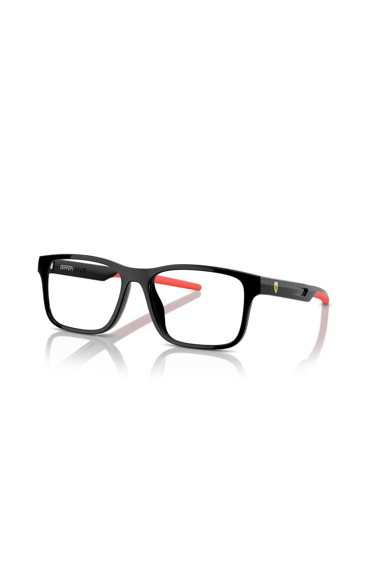 54mm Rectangle optical glasses, Main, color, Black