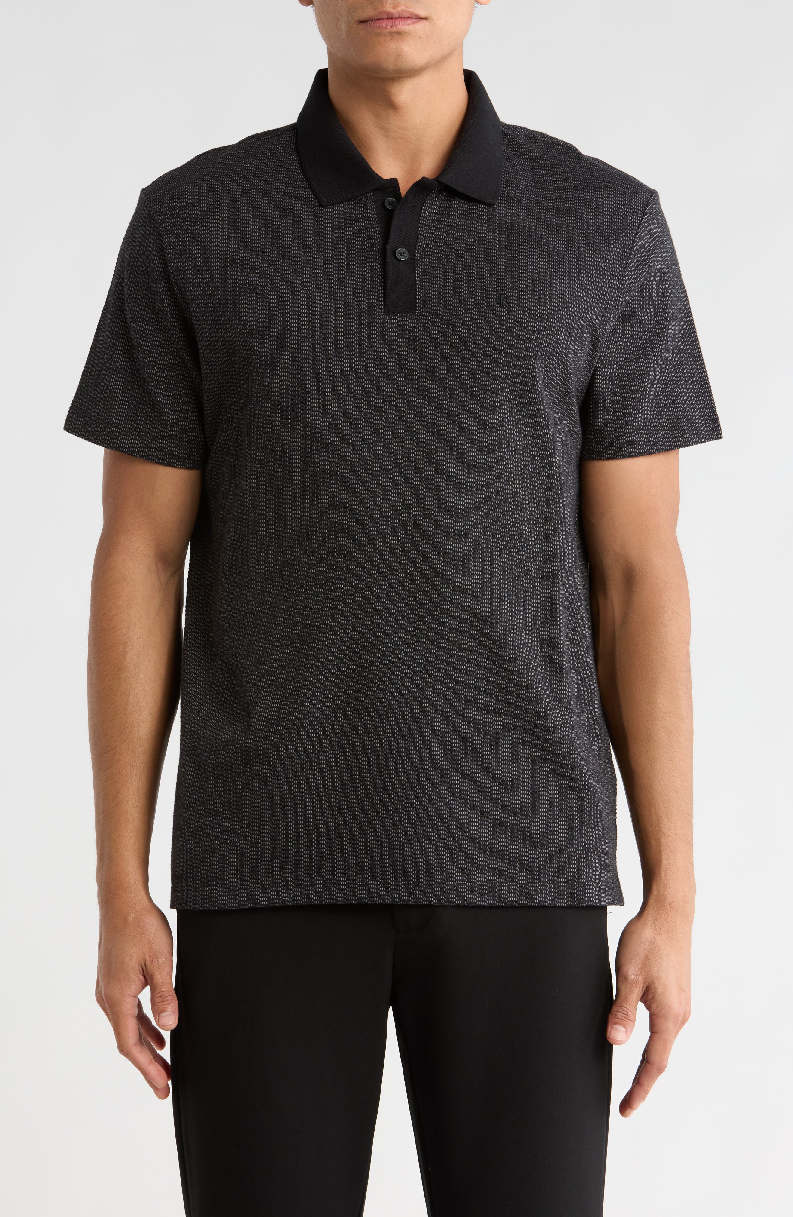 Calvin Klein Variegated Jacquard Polo