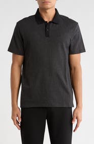 Calvin Klein Variegated Jacquard Polo