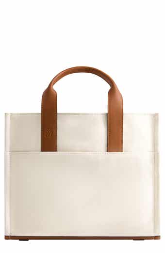 Tommy Bahama Canvas & Leather Trim Tote Bag