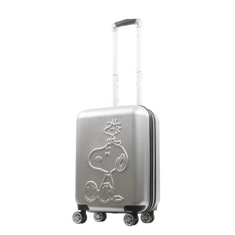 Peanuts Snoopy & Woodstock Embossed Molded Hardside 22" Caryon Suitecase spinner