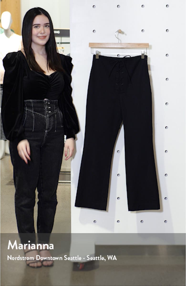Lace-Up Crop Pants, sales video thumbnail