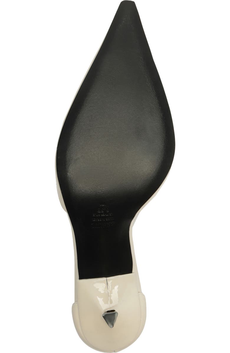 Schutz Allure Pointed Toe T-Strap Pump, Alternate, color, Sugar White