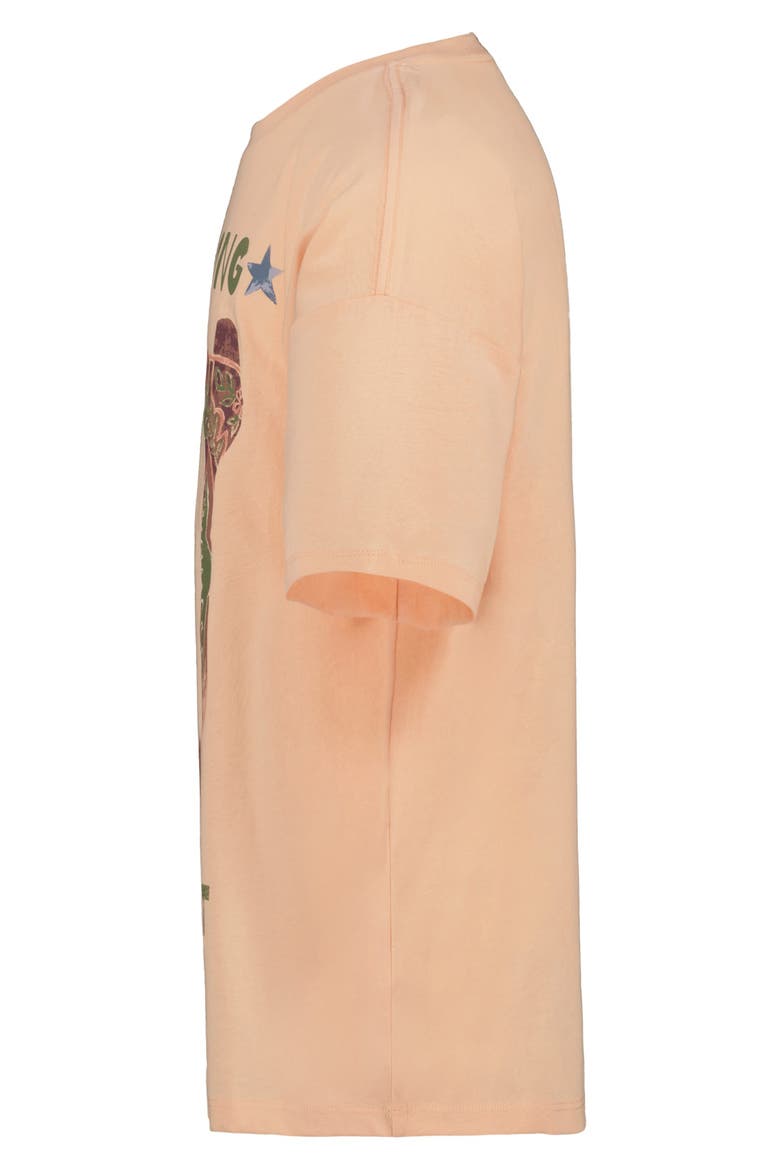 Kids' Roam Oversize Cotton Graphic T-Shirt, Alternate, color, SOFT PEACH