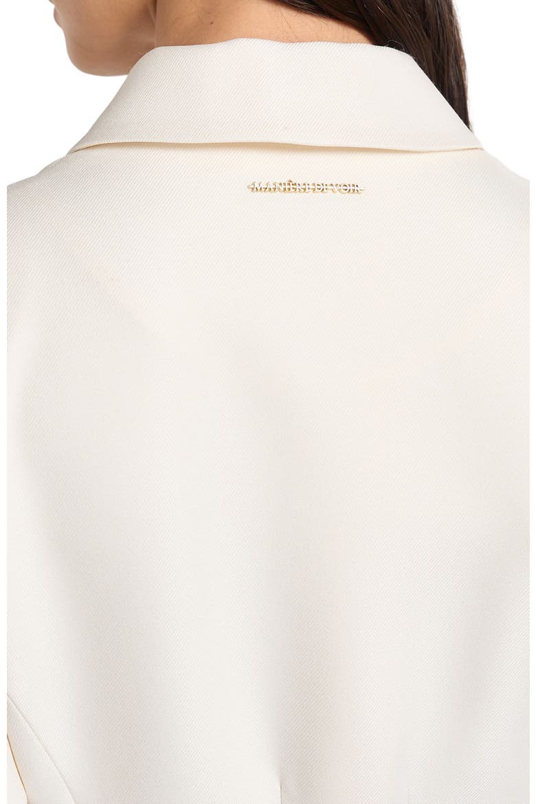 Amelie Cinch Button Up Blazer Dress, Alternate, color, Off White