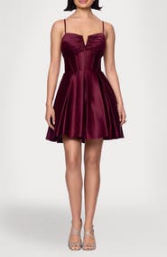 Blondie Nites Satin Minidress