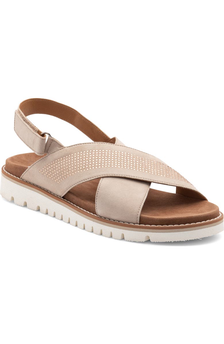 ara Kiki Rhinestone Slingback Sandal, Main, color,