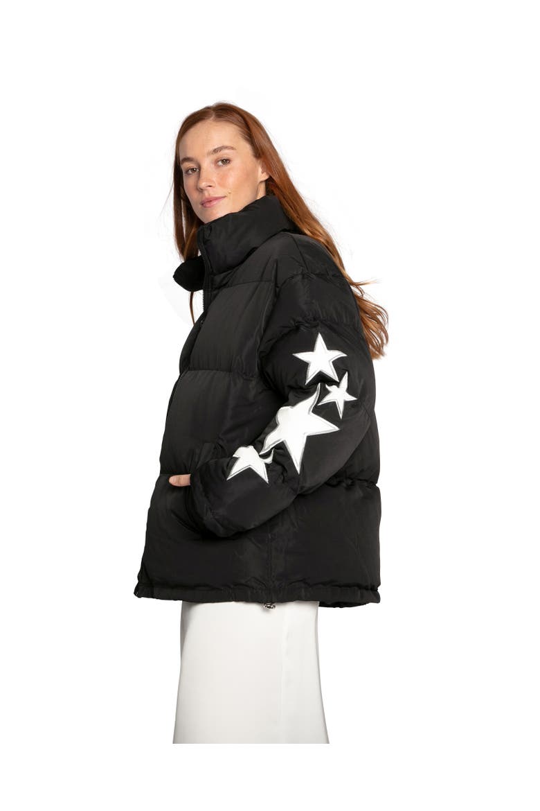 A Star Is Born Puffer Jacket, Alternate, color, Black