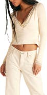 Free People Intimately FP A Little Bit Layering Long Sleeve Top