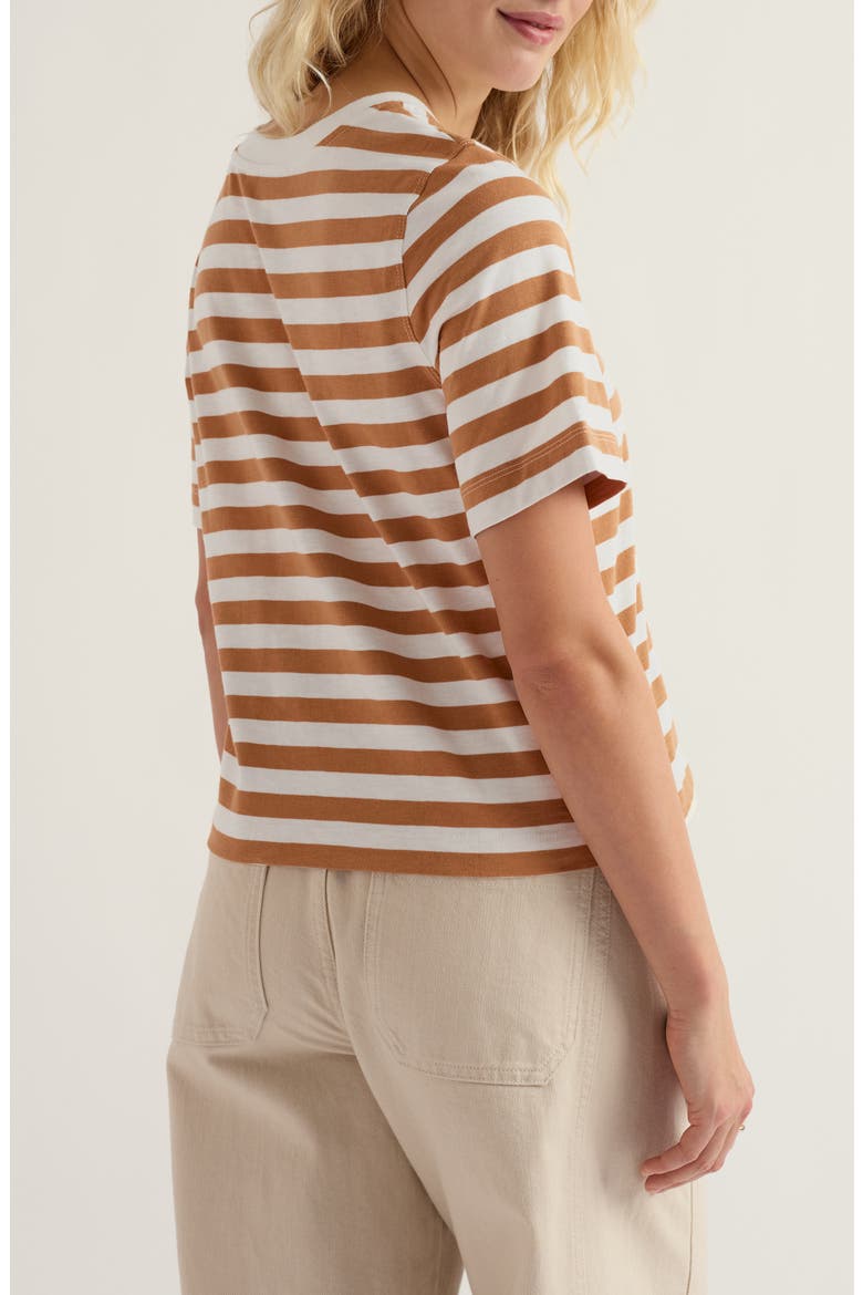 Copseland Stripe Organic Cotton T-Shirt, Alternate, color, SCALLION CHALK BASKET