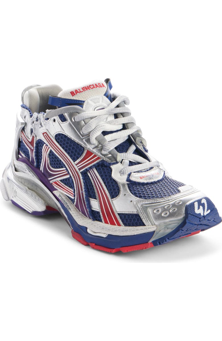 Balenciaga Runner Sneaker, Main, color, Navy/ Red/ Grey