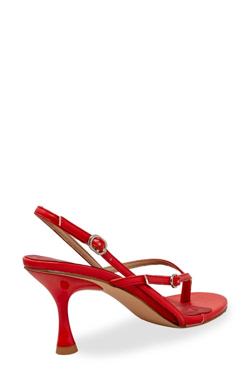 Chase & Chloe Chase And Chloe Nadine Slingback Sandal In Red