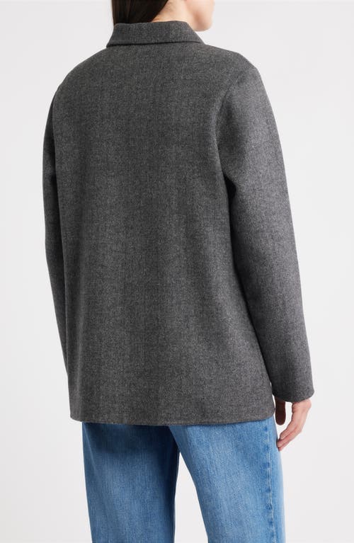 Pendleton Reversible Wool Blend Jacket In Gray