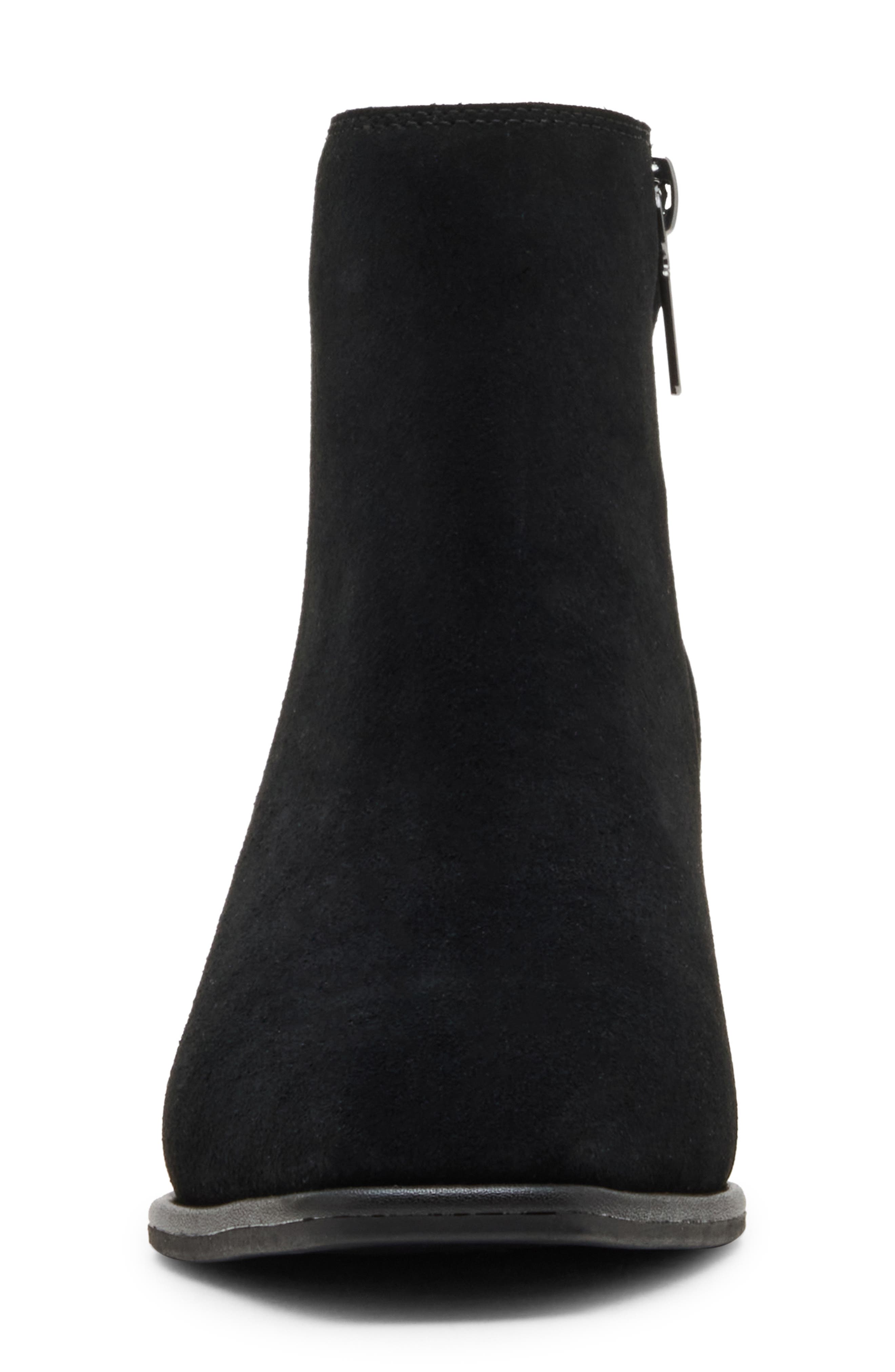 Blondo Mckinzie Waterproof Block Heel Chelsea Boot, Alternate, color, Black Suede