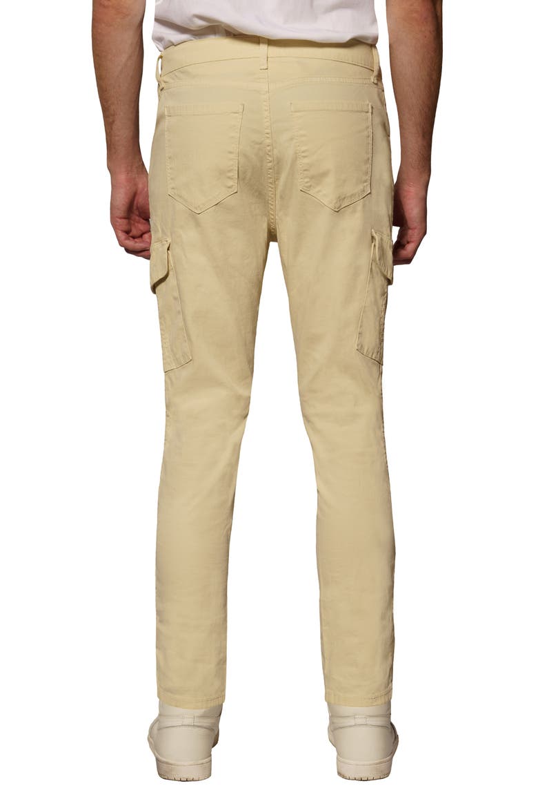 Preston Slim Fit Cargo Jeans, Alternate, color, SAND