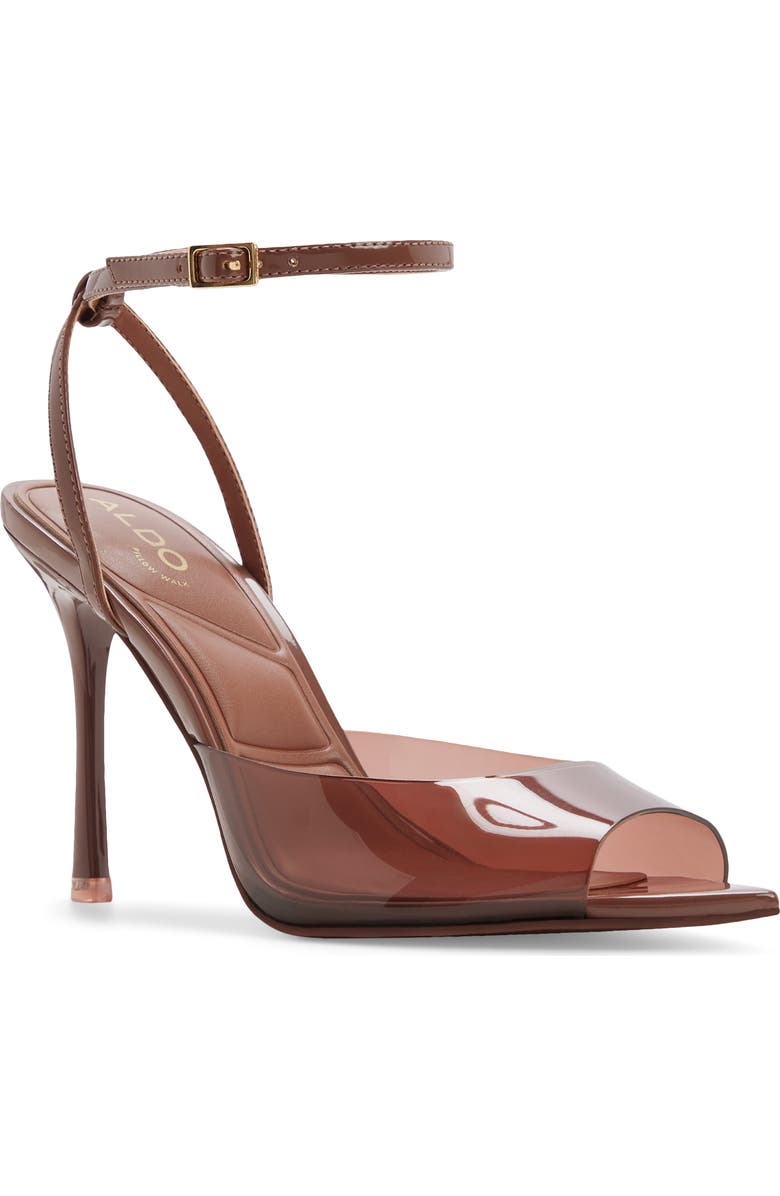 ALDO Belen Ankle Strap Peep Toe Sandal, Main, color,