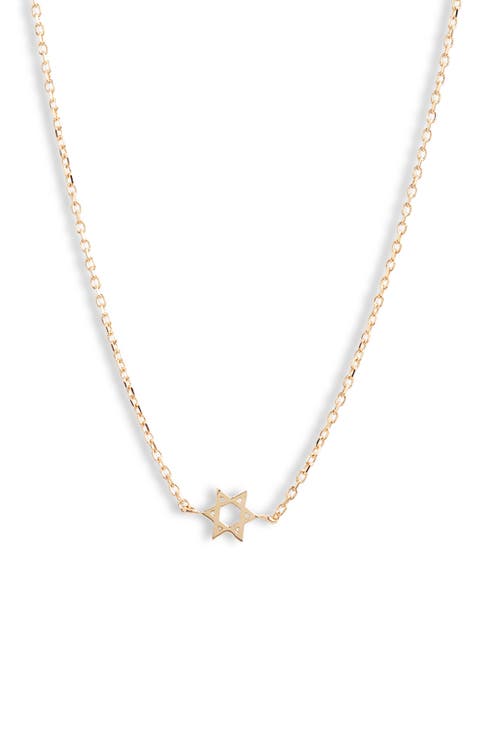 Love Letter Petite Star of David Necklace