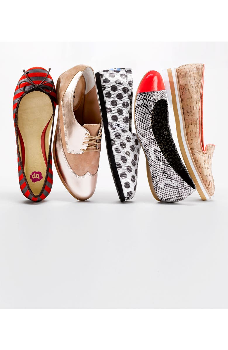 TOMS 'Classic - Metallic Dot' Slip-On, Alternate, color,