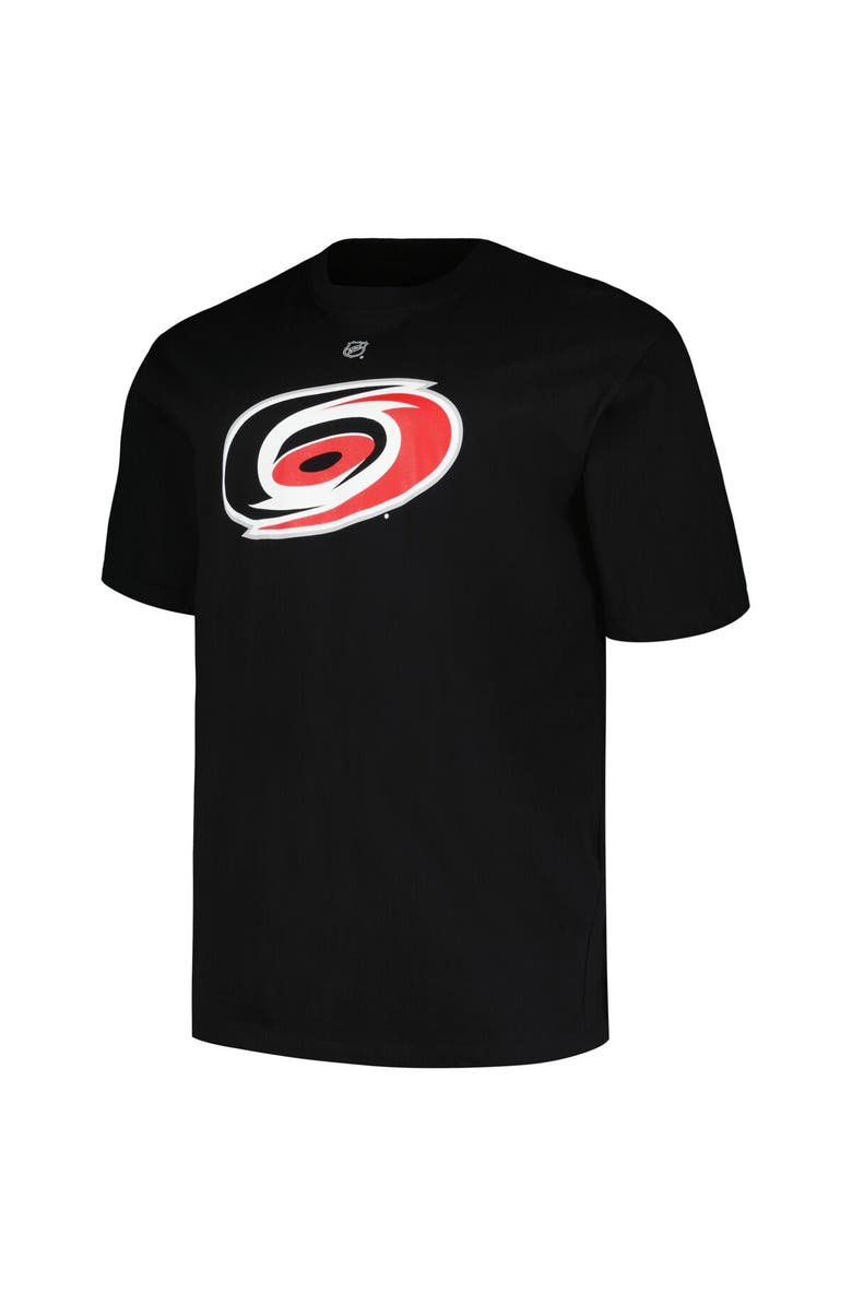 PROFILE Men's Profile Sebastian Aho Black Carolina Hurricanes Big & Tall Name & Number T-Shirt, Alternate, color,