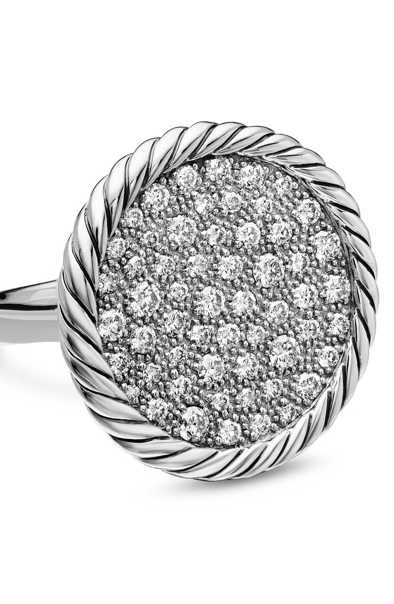 David Yurman Elements<sup>®</sup> Pavé Diamond Ring, Alternate, color, Sterling Silver