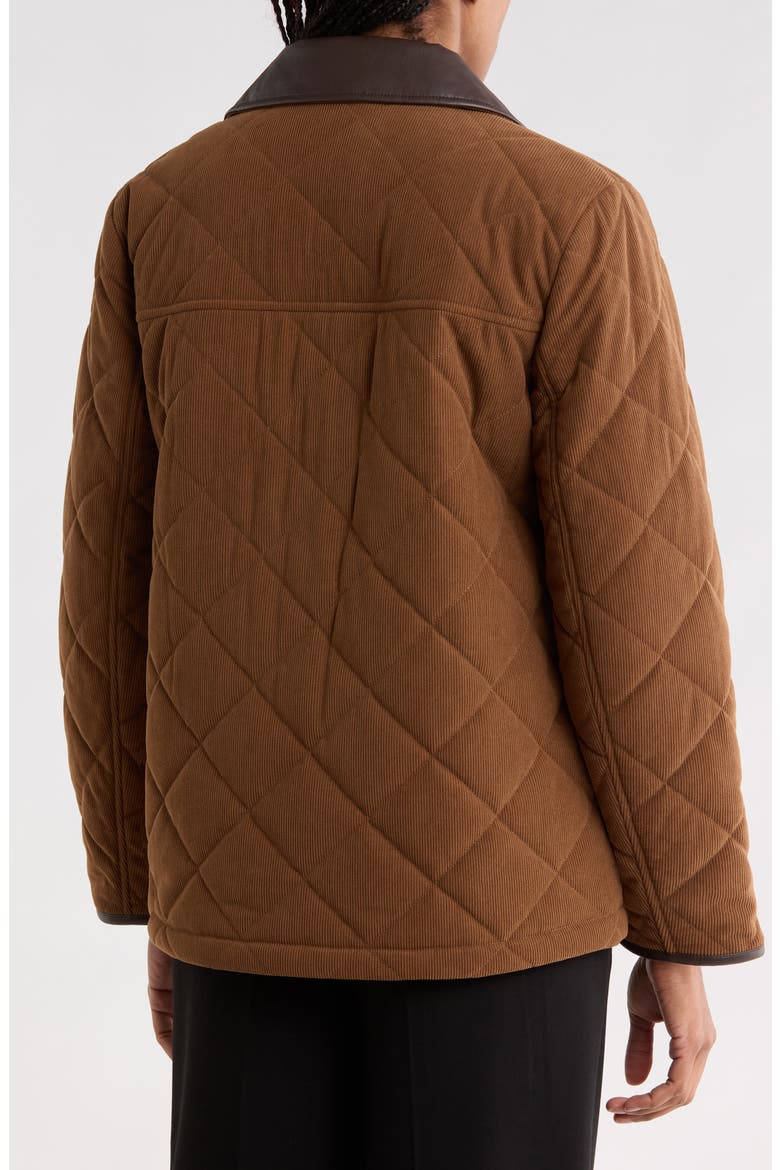 Quilted Corduroy Jacket, Alternate, color, BROWN CORDUROY