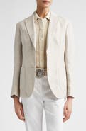 Eleventy Silk, Linen & Cotton Jacket