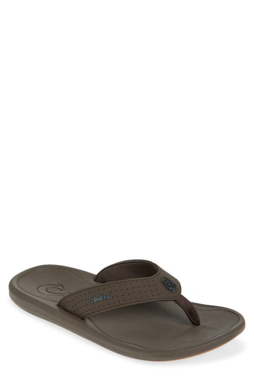 Olukai Ki Flip Flop In Brown