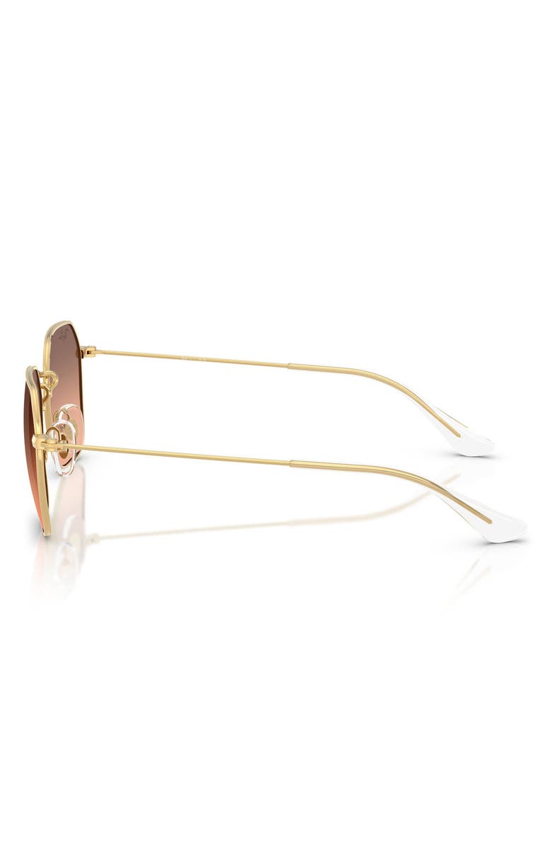 Ray-Ban Kids' 49mm Gradient Irregular Sunglasses, Alternate, color, Arista