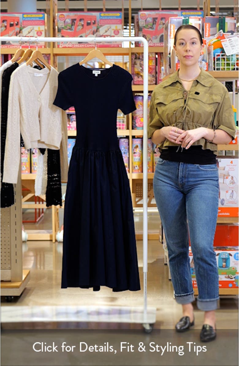 Laroquette Mixed Media Maxi Dress, sales video thumbnail