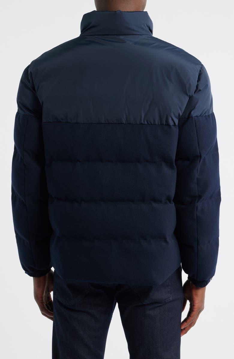 BOSS Clanello 1 Mixed Media Puffer Jacket, Alternate, color, Dark Blue