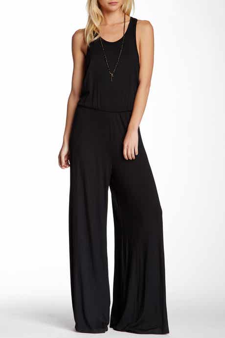 GO COUTURE Keyhole Back Jumpsuit