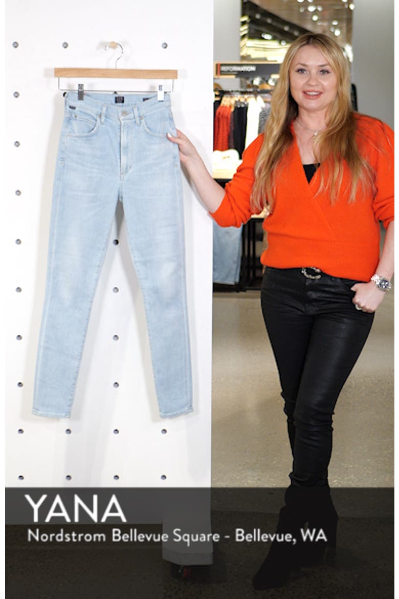 Chrissy High Waist Ankle Skinny Jeans video