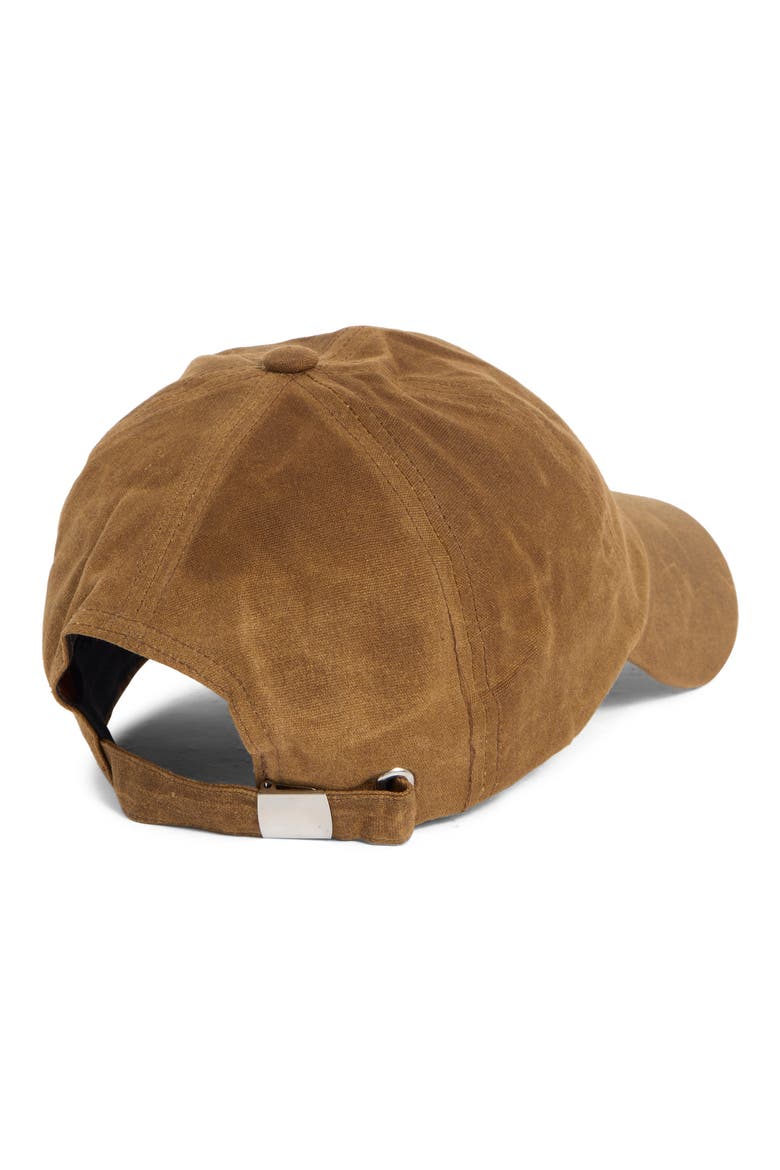Waxed Canvas Baseball Cap, Alternate, color, DARK TAN