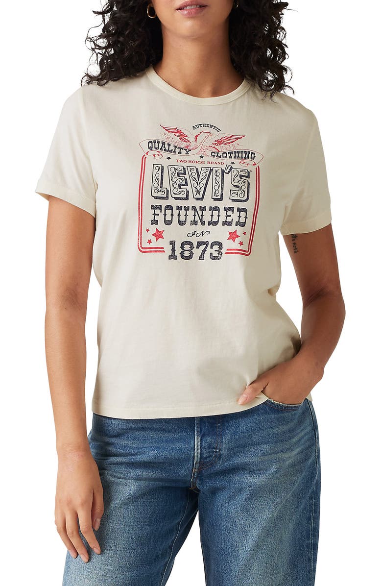 Levi's<sup>®</sup> Iconic Graphic T-Shirt, Main, color, 