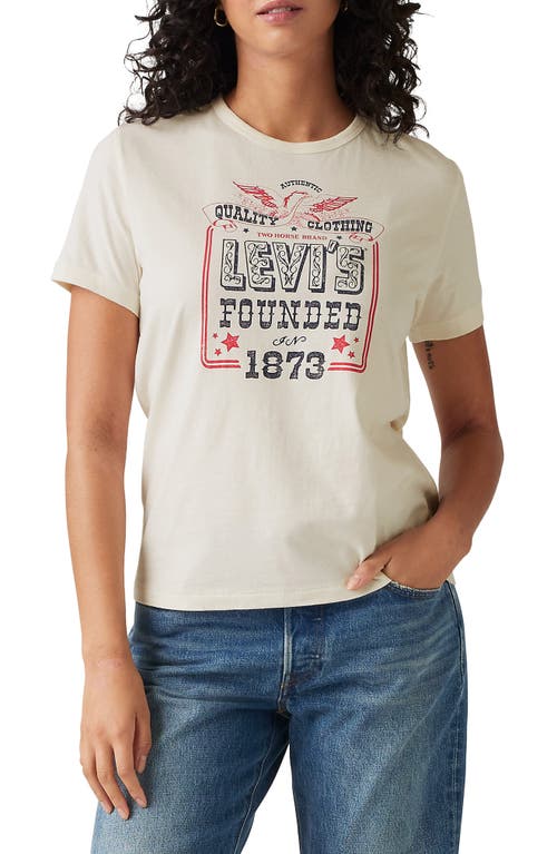 Levi's Graphic Iconic T-shirt In Levis Founded 1873 S Swizzle