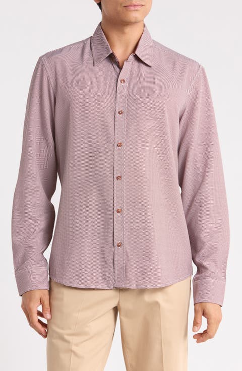 Printed Performance Long Sleeve Shirt