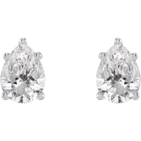 1 1/3 CT Lab-Grown Diamond Earrings in 14K Gold