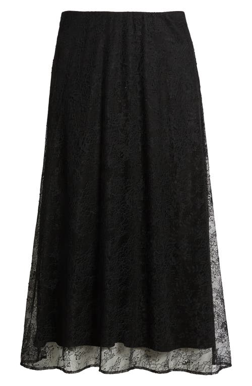 Anne Klein Lace A-line Skirt In Gray