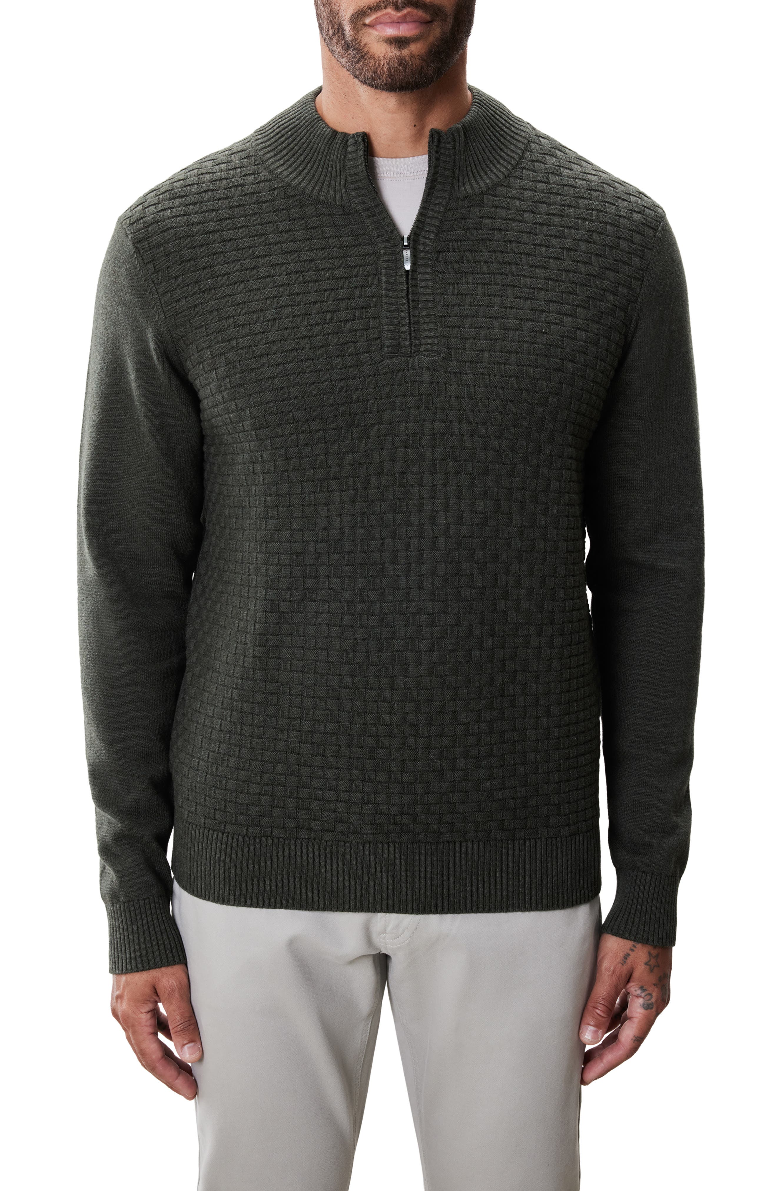 Gellar Half Zip Sweater - image 5