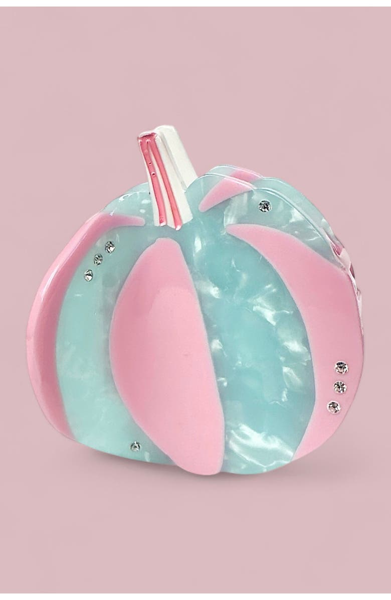 Centinelle Blue Pumpkin Hair Claw, Alternate, color, Blue